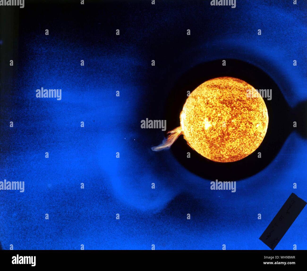 Space/Sun: Solar flare. Stock Photo