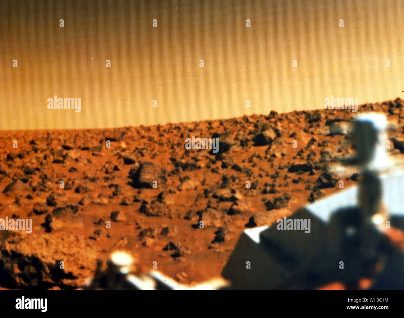 Space Mars from Viking 2 Stock Photo
