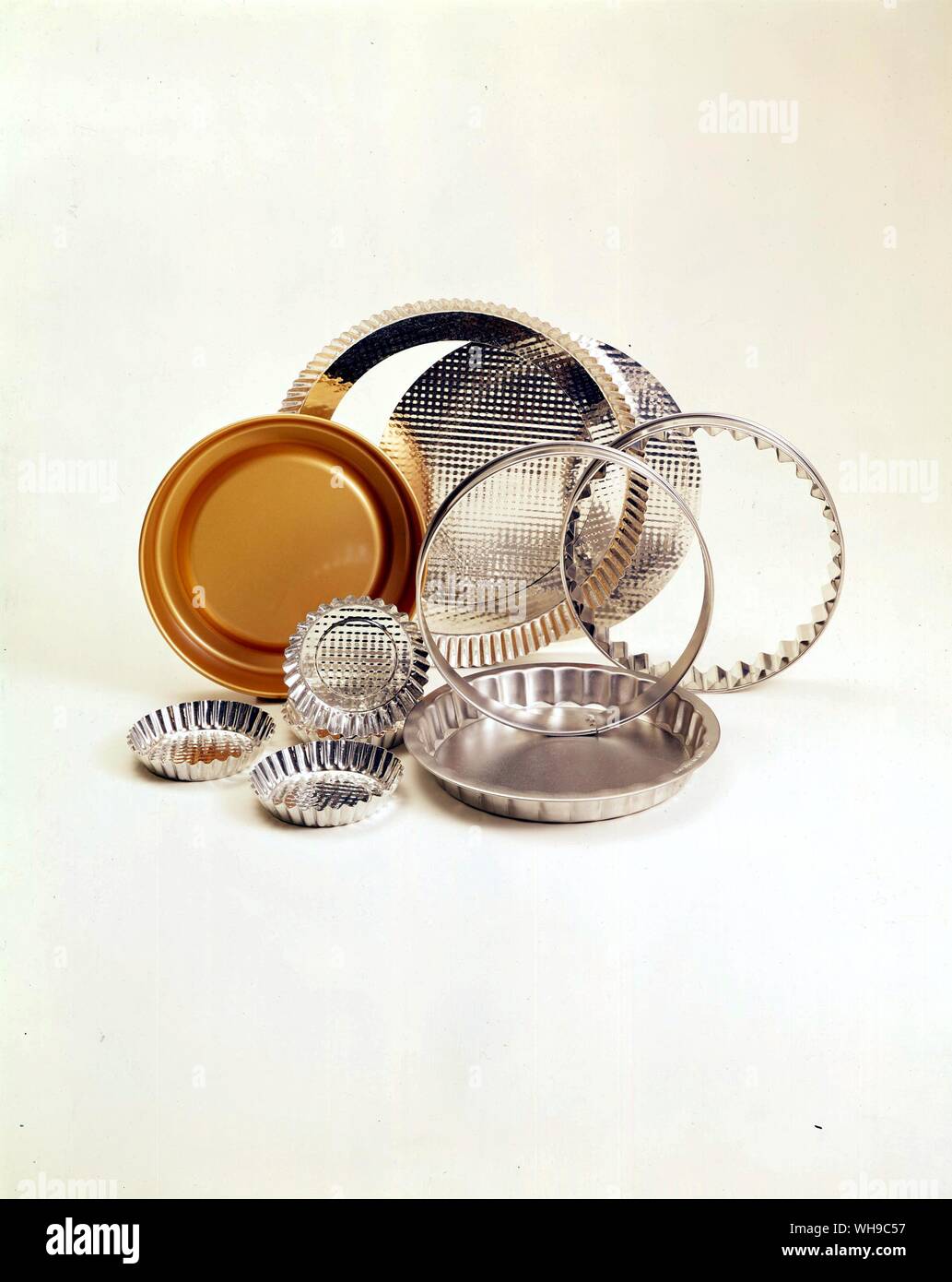 Baking Tins Stock Photo