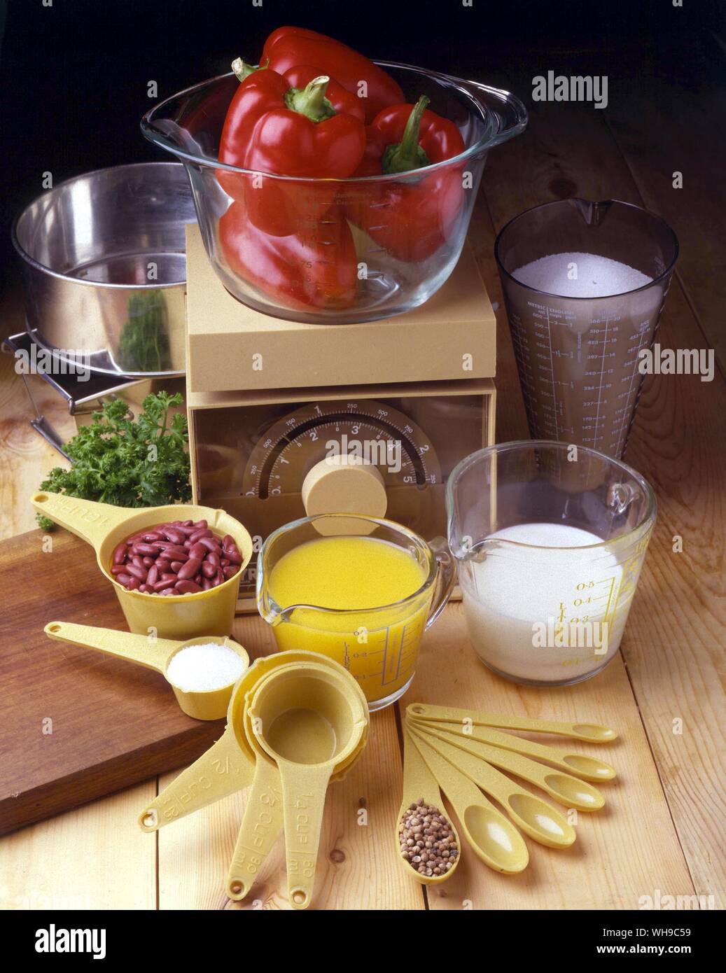 Kitchen Cooking Equipment Stock Photo