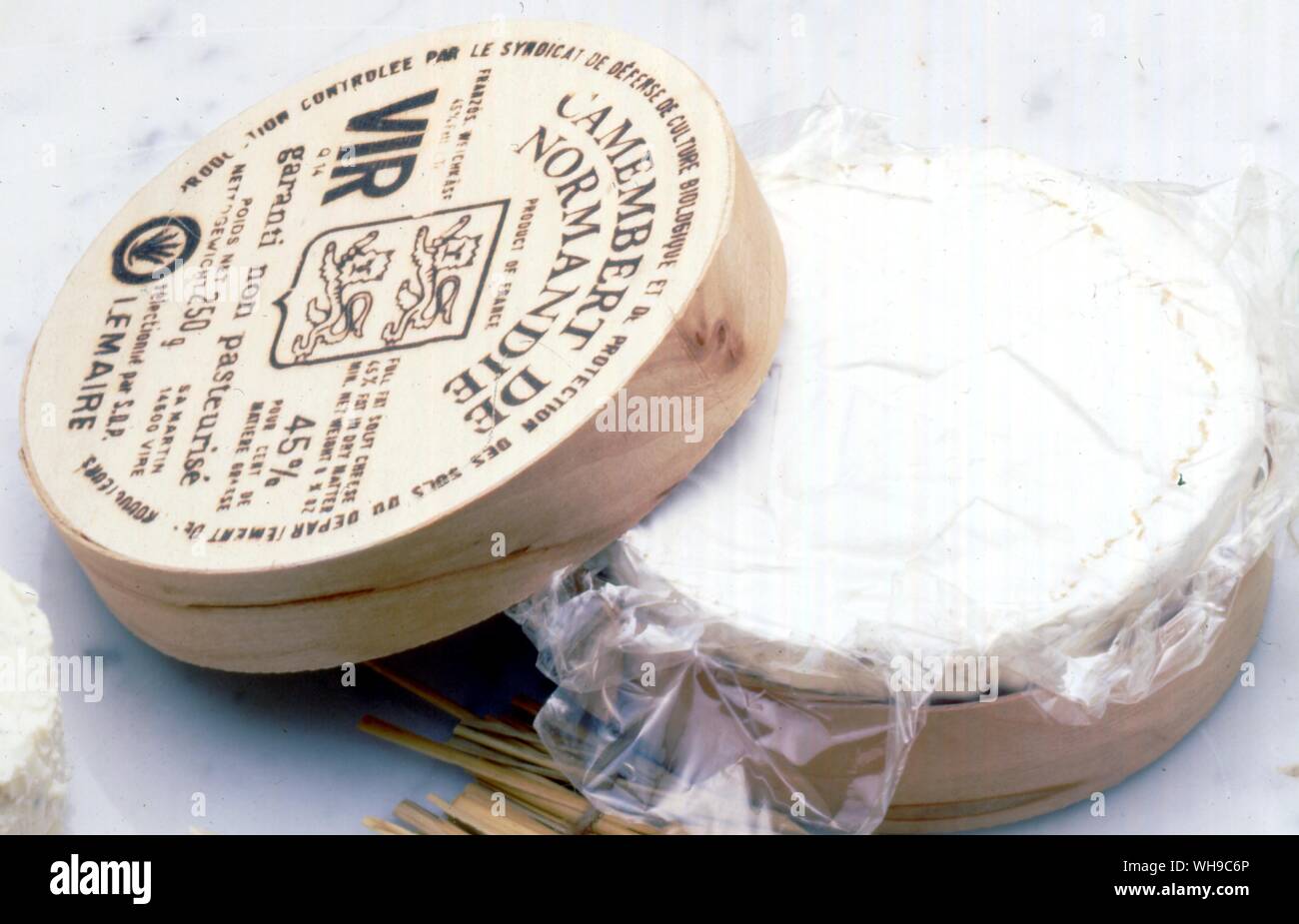 Camembert Cheese Stock Photo