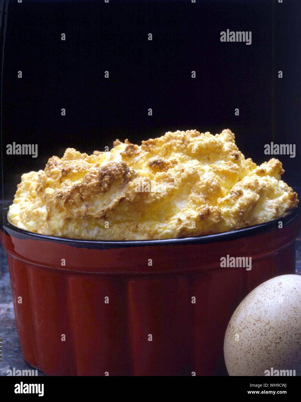 Smoked Haddock Souffle Stock Photo Alamy