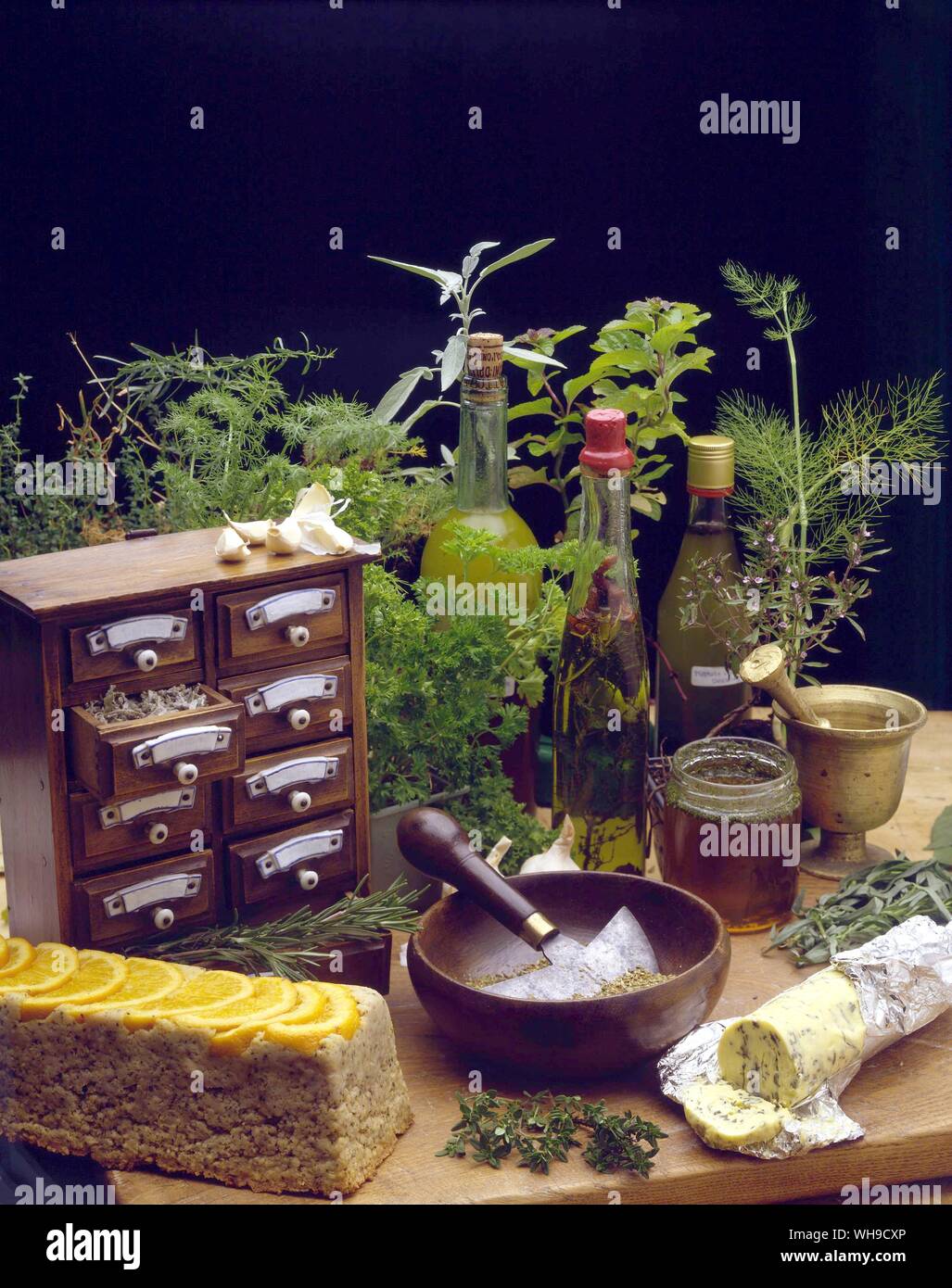 Herbs and Spices Stock Photo