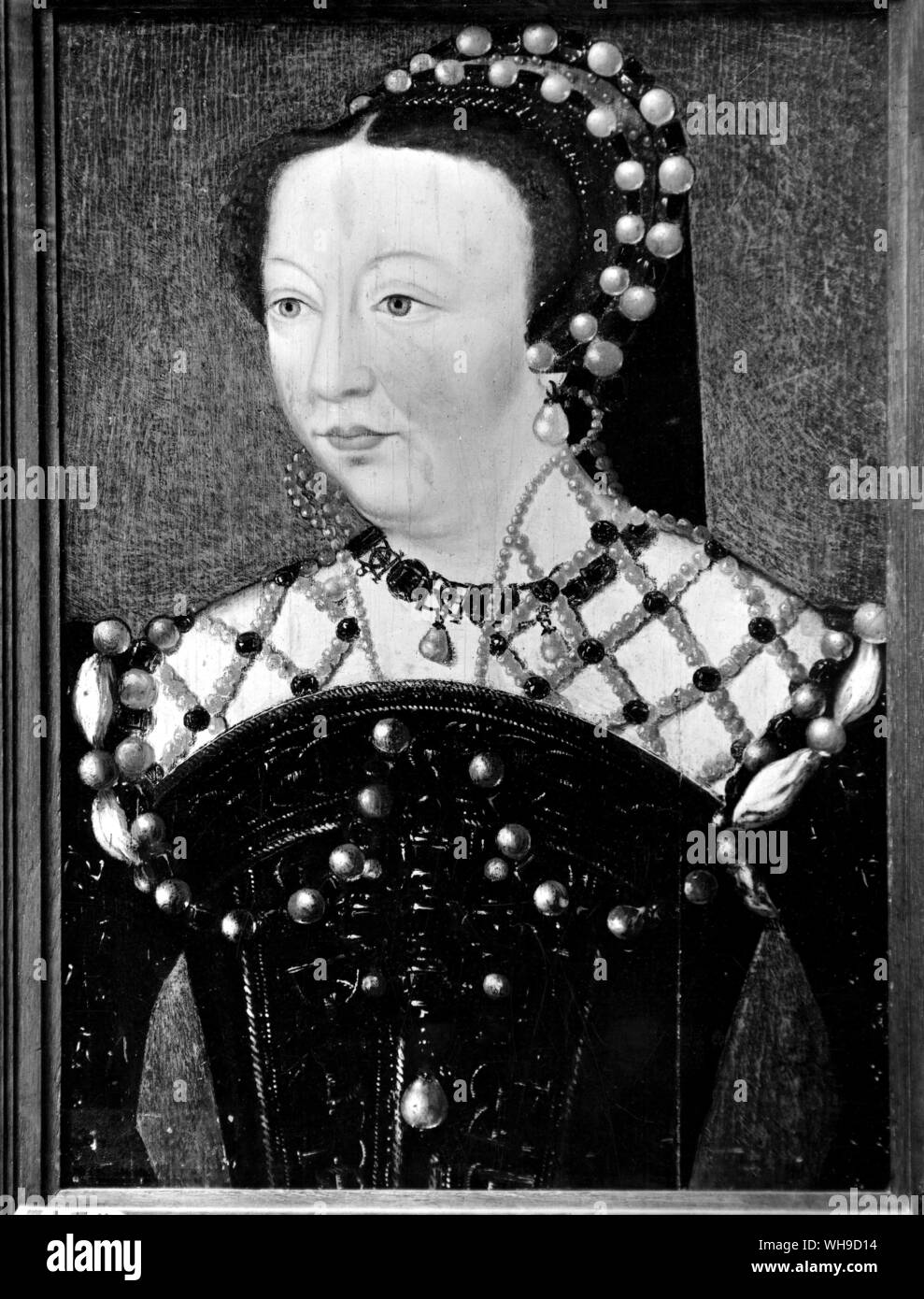 Catherine de' Medici (1519-1589). French Queen consort of Henry II, whom she married in 1533. Stock Photo