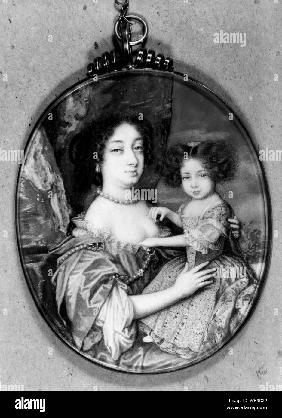 Barbara, Countess of Castlemaine (1641-1709). Mistress of Charles II of England, 1660-70 and mother of his son, the Duke of Grafton (1663-90). Born Barbara Villiers. By Nicholas Dixon Stock Photo