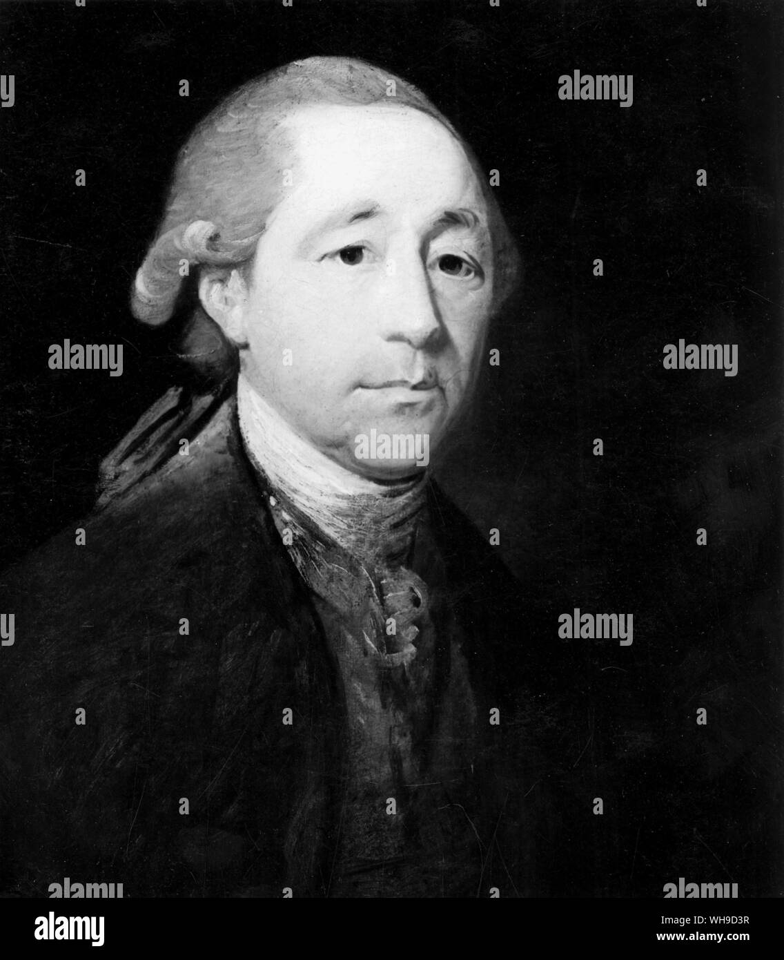 Matthew Boulton (1728-1809), English factory owner who helped to finance James Watt's development of the steam engine. Stock Photo