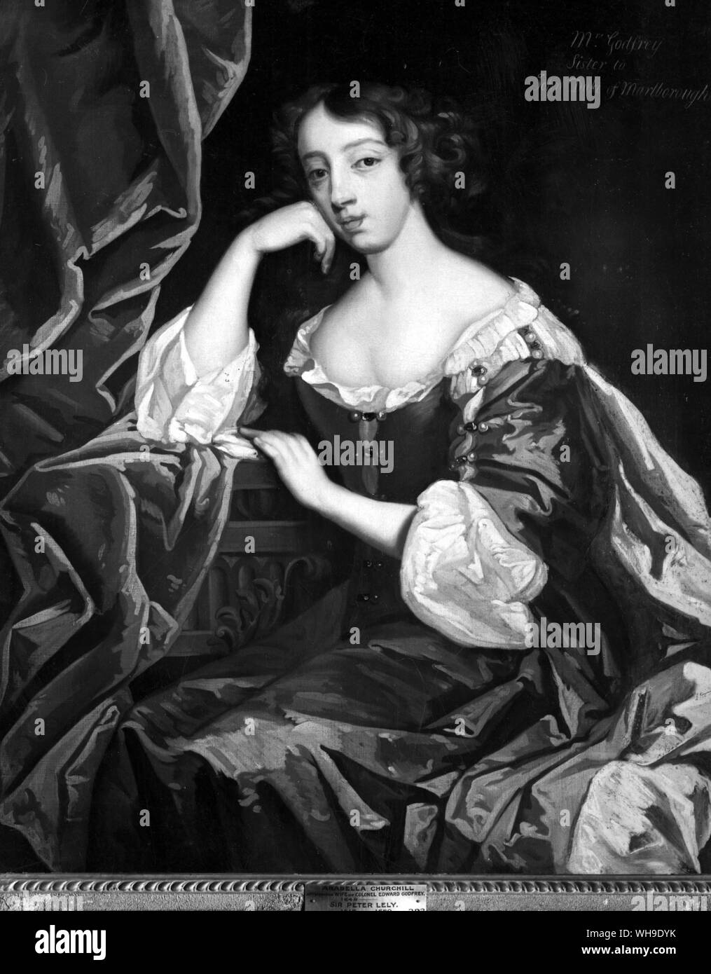 Arabella Lely by Dutch painter, Peter Lely, adopted name of Pieter van der Faes (1618-1680). Stock Photo