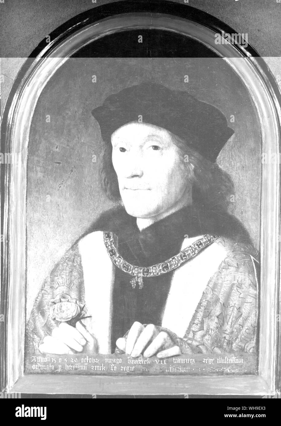 King Henry VII (1457-1509), King of England from 1485. Father of Henry VIII Stock Photo