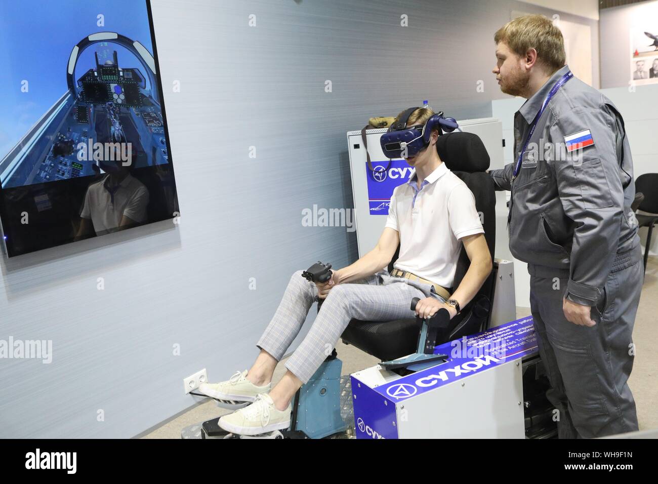 International Aviation and Space Salon (MAKS) 2019 in Zhukovsky Stock