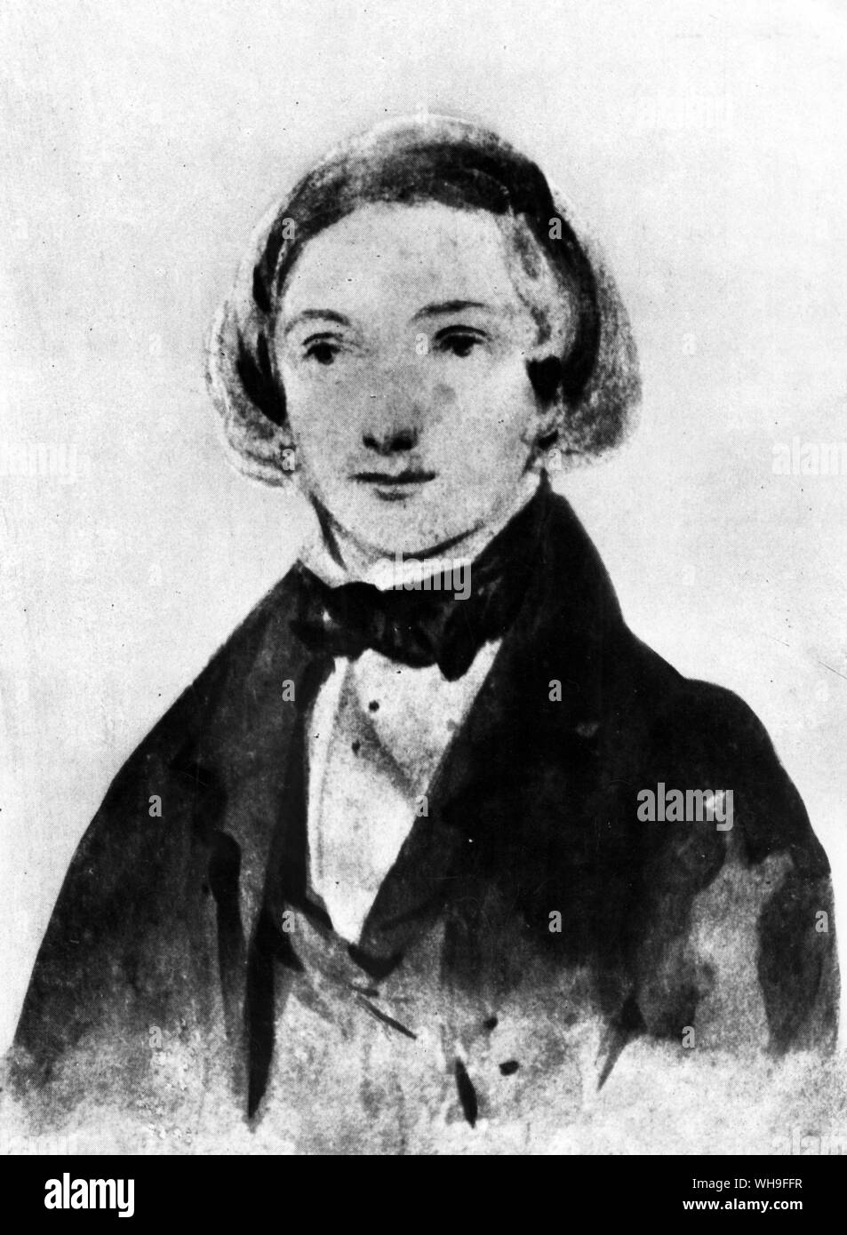 A Young Charles Dickens 1812 1870 English Novelist Stock Photo Alamy