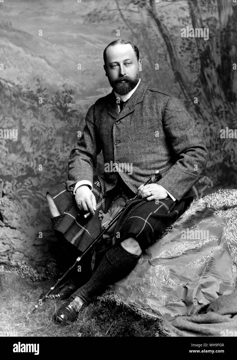 Edward, Prince of Wales (1841-1910), circa 1880. Later King Edward VII from 1901-1910. Stock Photo