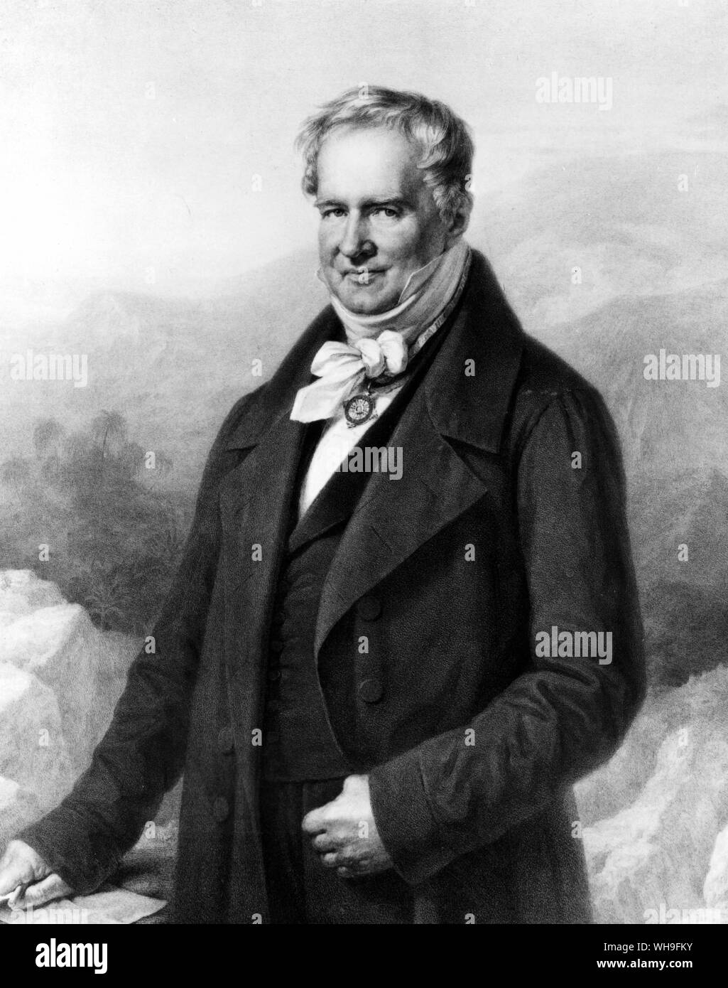 Alexander von Humboldt (1769-1859), German geophysicist, botanist, geologist and writer. Stock Photo
