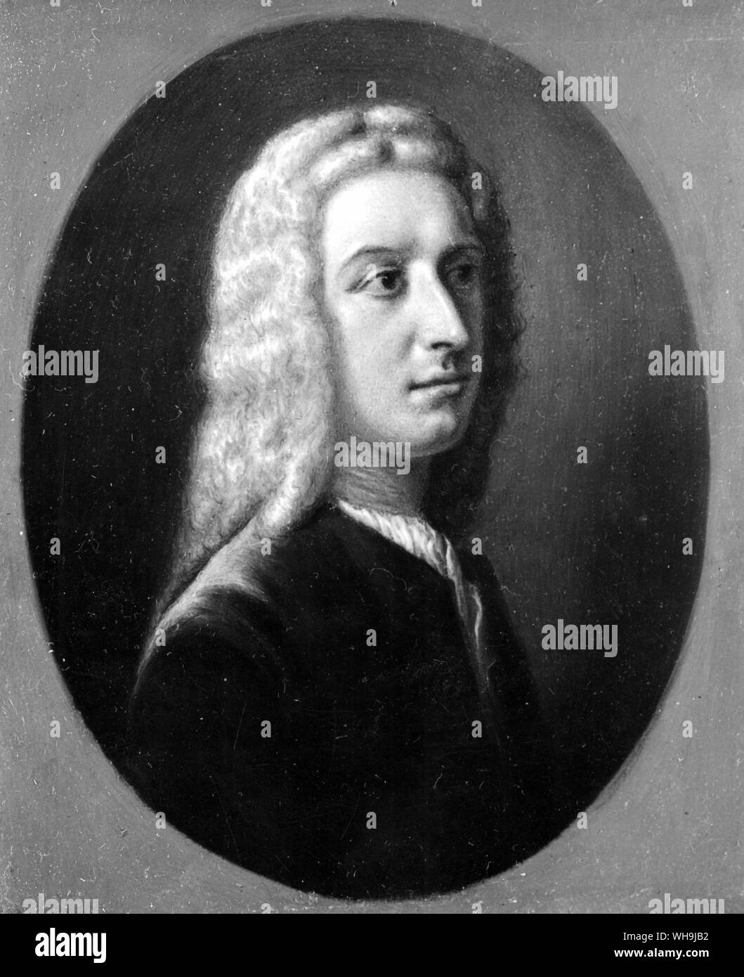 James Edward Oglethorpe (1696-1785), English soldier and colonizer of Georgia. Stock Photo
