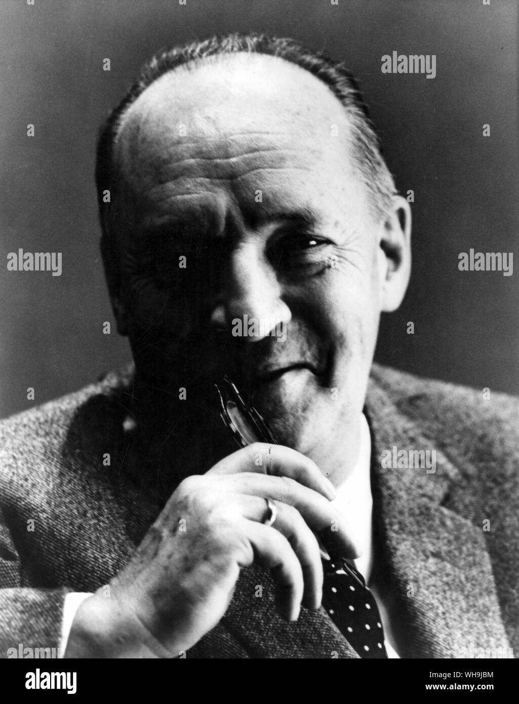 Vladimir Nabokov (1899-1977), US writer. He left his native Russia in 1917 and began writing in English in the 1940s. Stock Photo