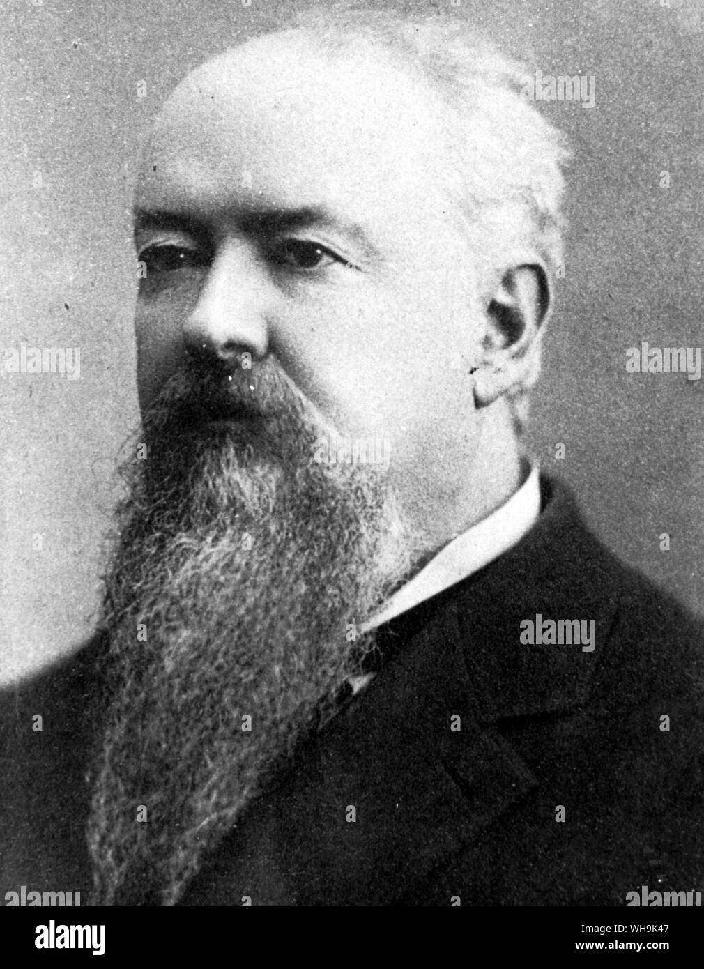 United States Senator from Nevada John P Jones 1889 Stock Photo
