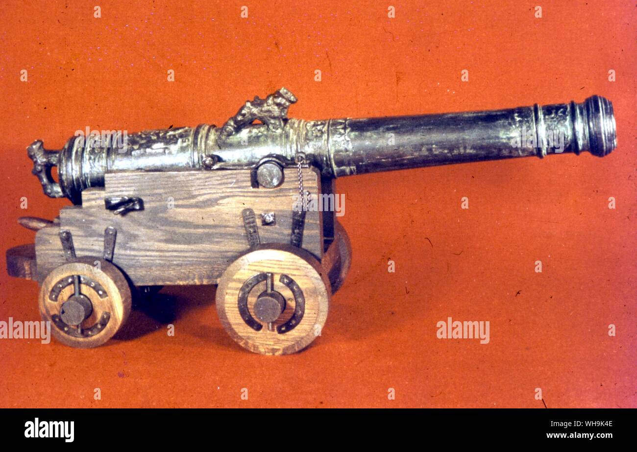 Swedish Gun salvaged from Wasa 1628 Stock Photo