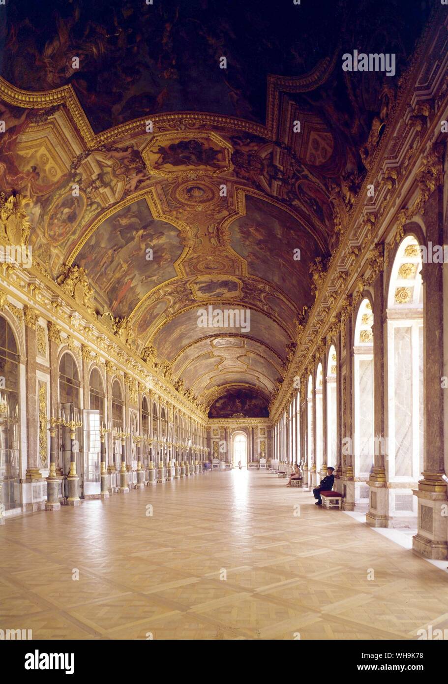 Gul des Glaces Versailles Stock Photo