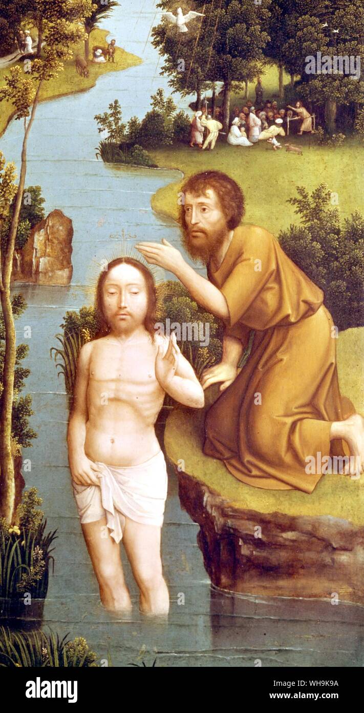 The Baptism of Christ Stock Photo
