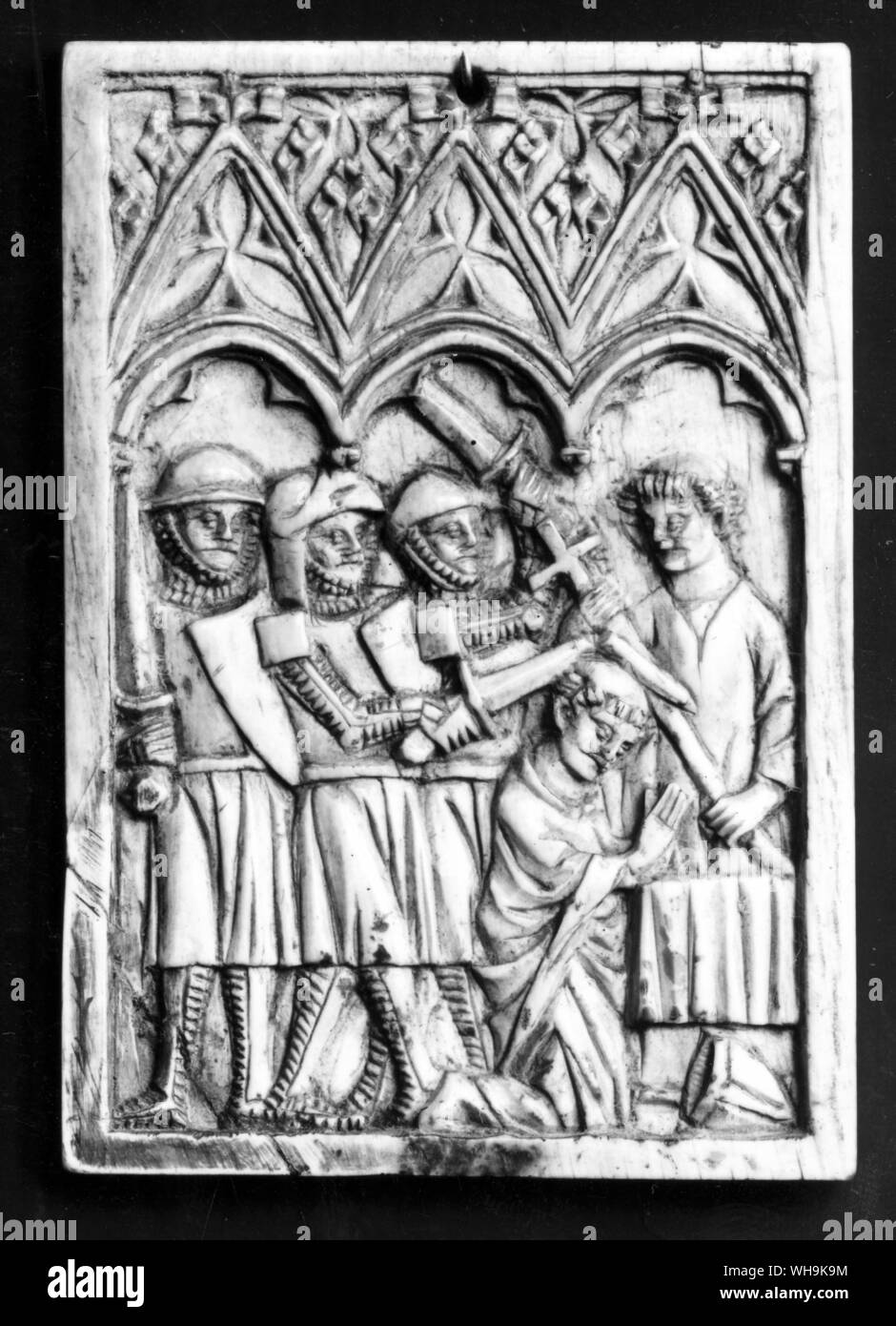 Mirror case in the murder of St Thomas. Stock Photo