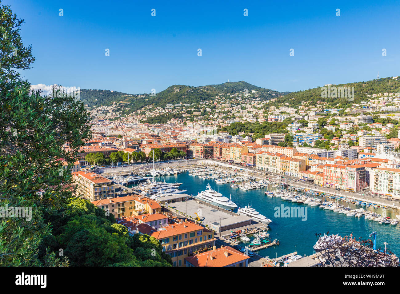 Port Lympia, Nice, Alpes Maritimes, Cote d'Azur, Provence, French Riviera, France, Mediterranean, Europe Stock Photo