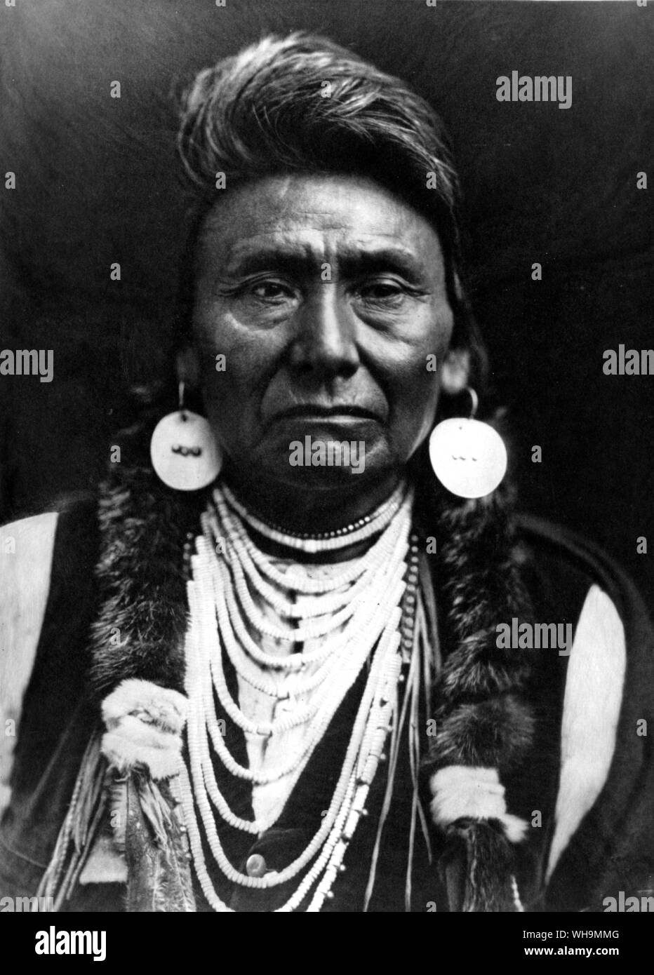 North America: Chief Joseph of the Nez Perce (1903) Stock Photo
