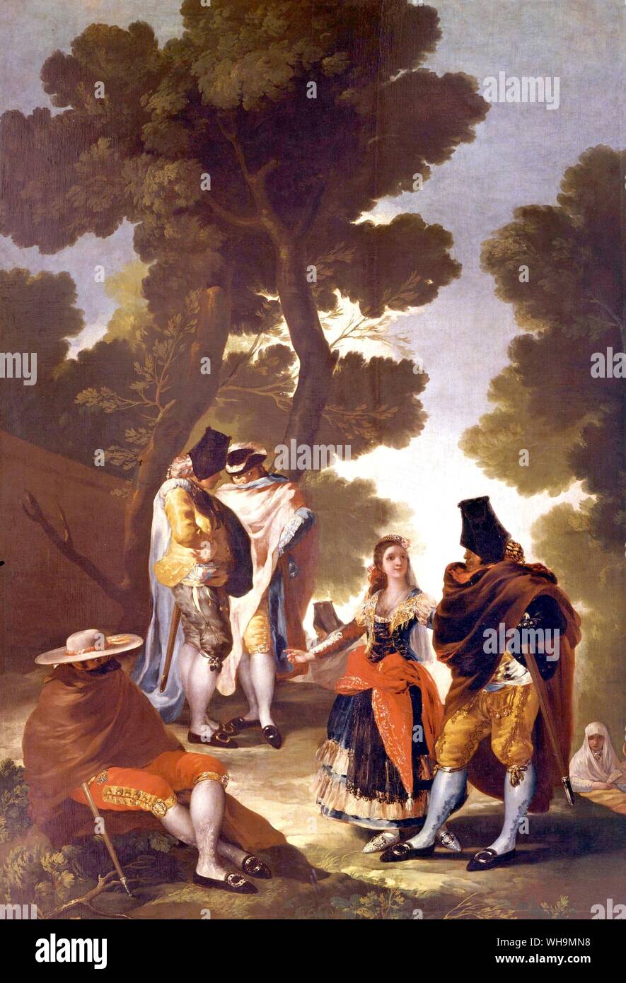 The walk in Andalucia Stock Photo