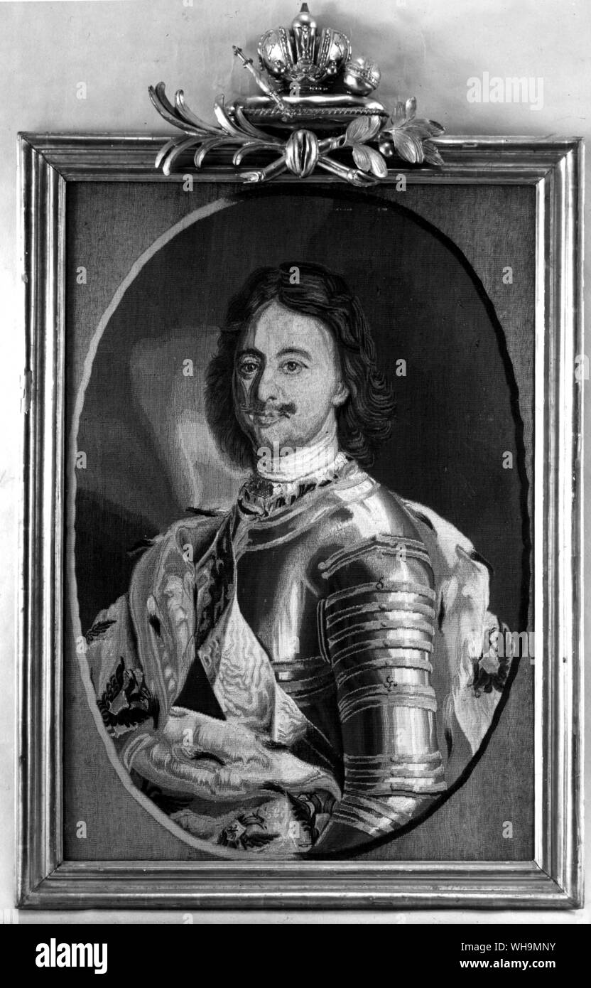 Peter (I) the Great (1672-1725), Tsar from 1682. Stock Photo