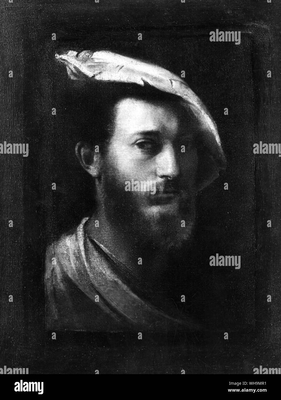 Francesco Primaticcio (1504-1570), Italian Mannerist painter, sculptor and architect and decorator. Stock Photo