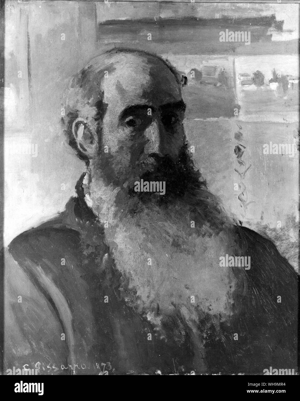 Camille Pissarro (1830-1903), French impressionist painter. Stock Photo