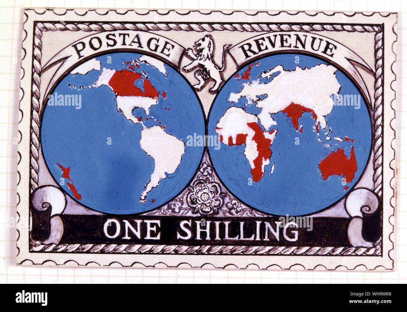 Projected Stamp Issues of King Edward VIII 1937 Stock Photo