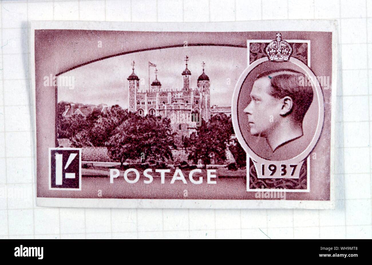 Projected Stamp Issues of King Edward VIII 1937 Stock Photo Alamy