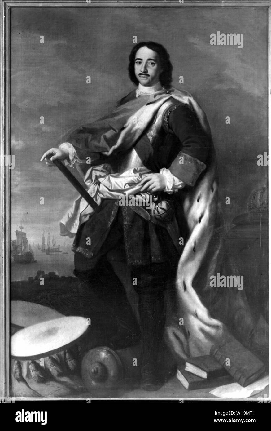 Peter (I) the Great of Russia (1672-1725), Tsar from 1682. Stock Photo