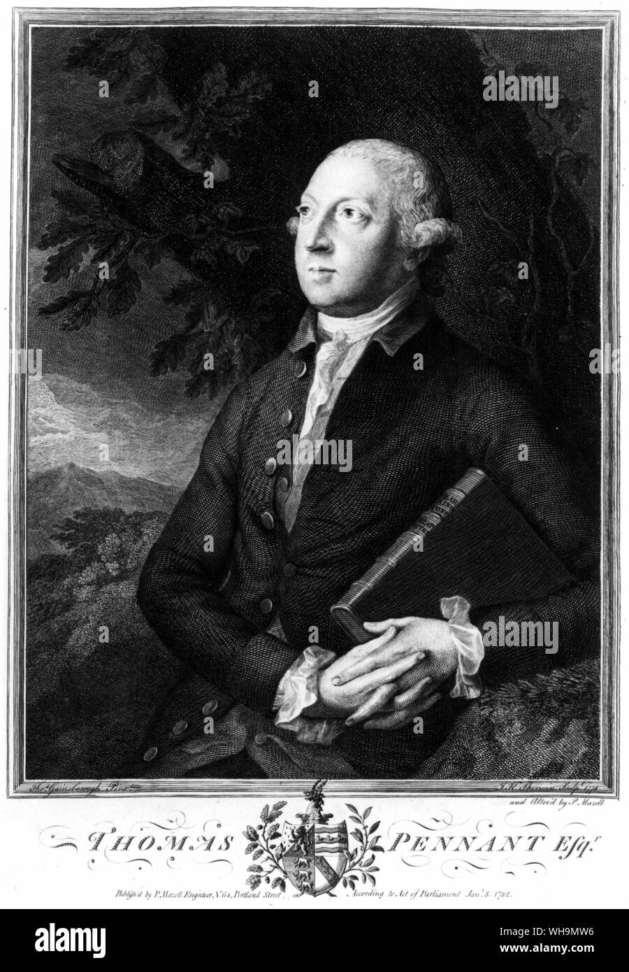 Thomas Pennant, late 18th century Stock Photo