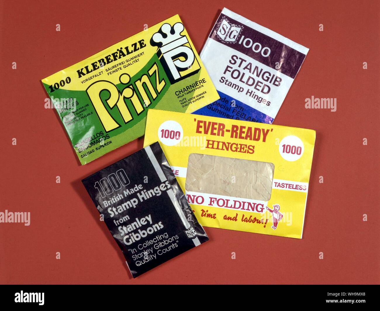 Stamp Collectors Equipment Stock Photo Alamy