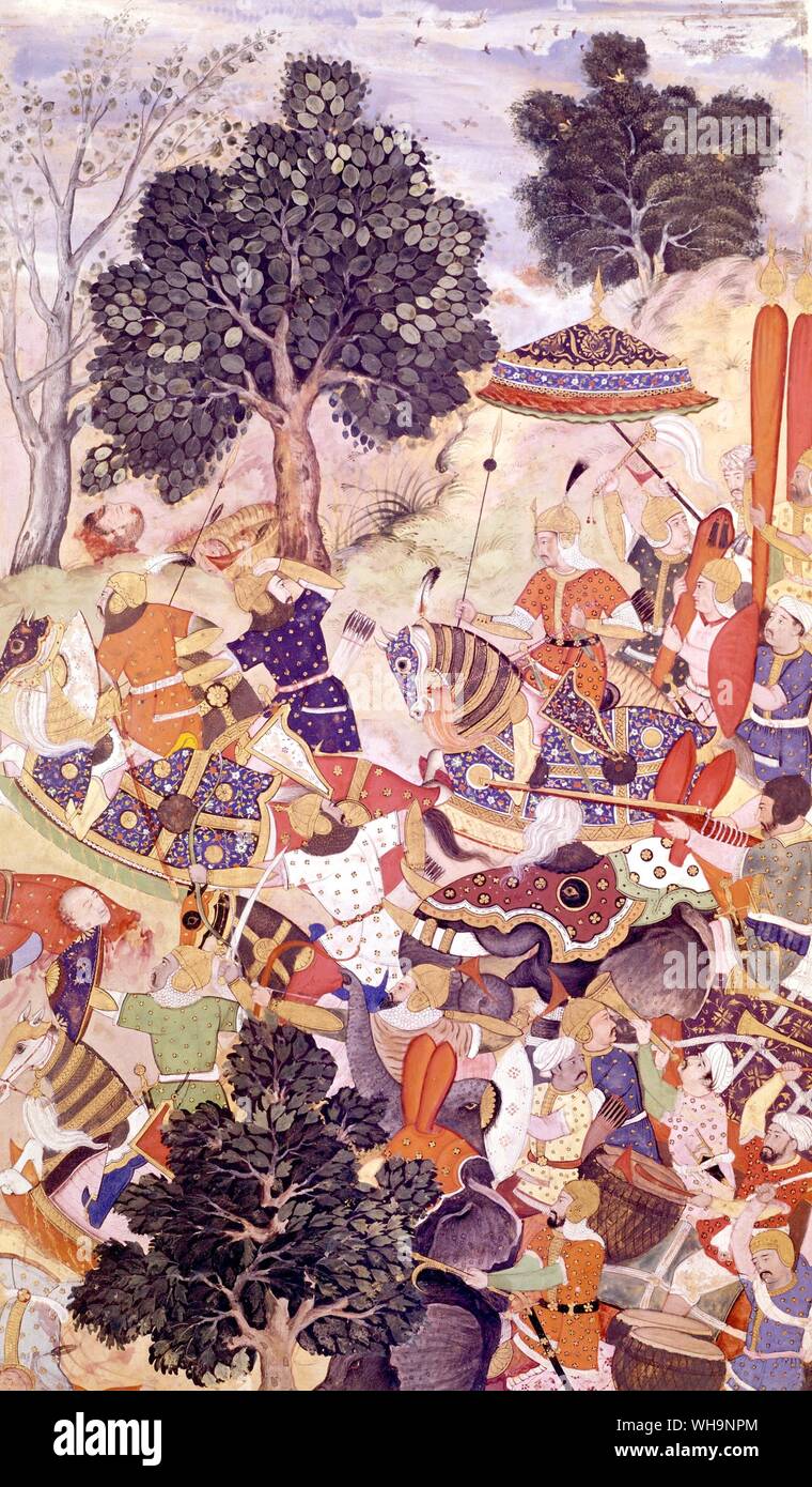 The capture of Bakaour Khan Stock Photo