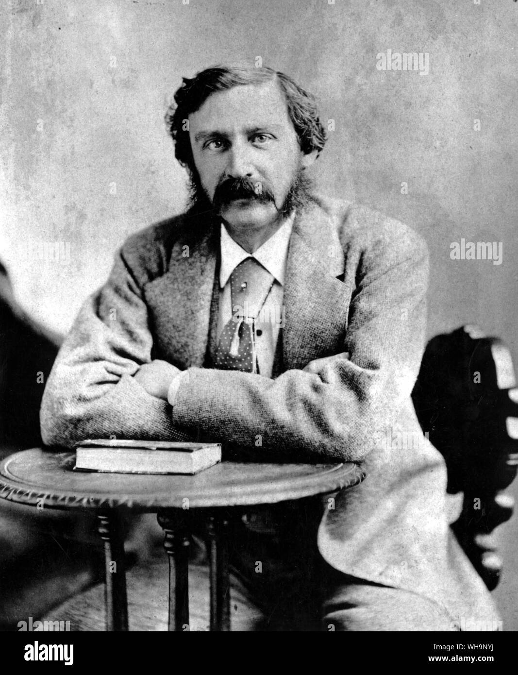 Bret Harte - photo from Mark Twain's biography Stock Photo