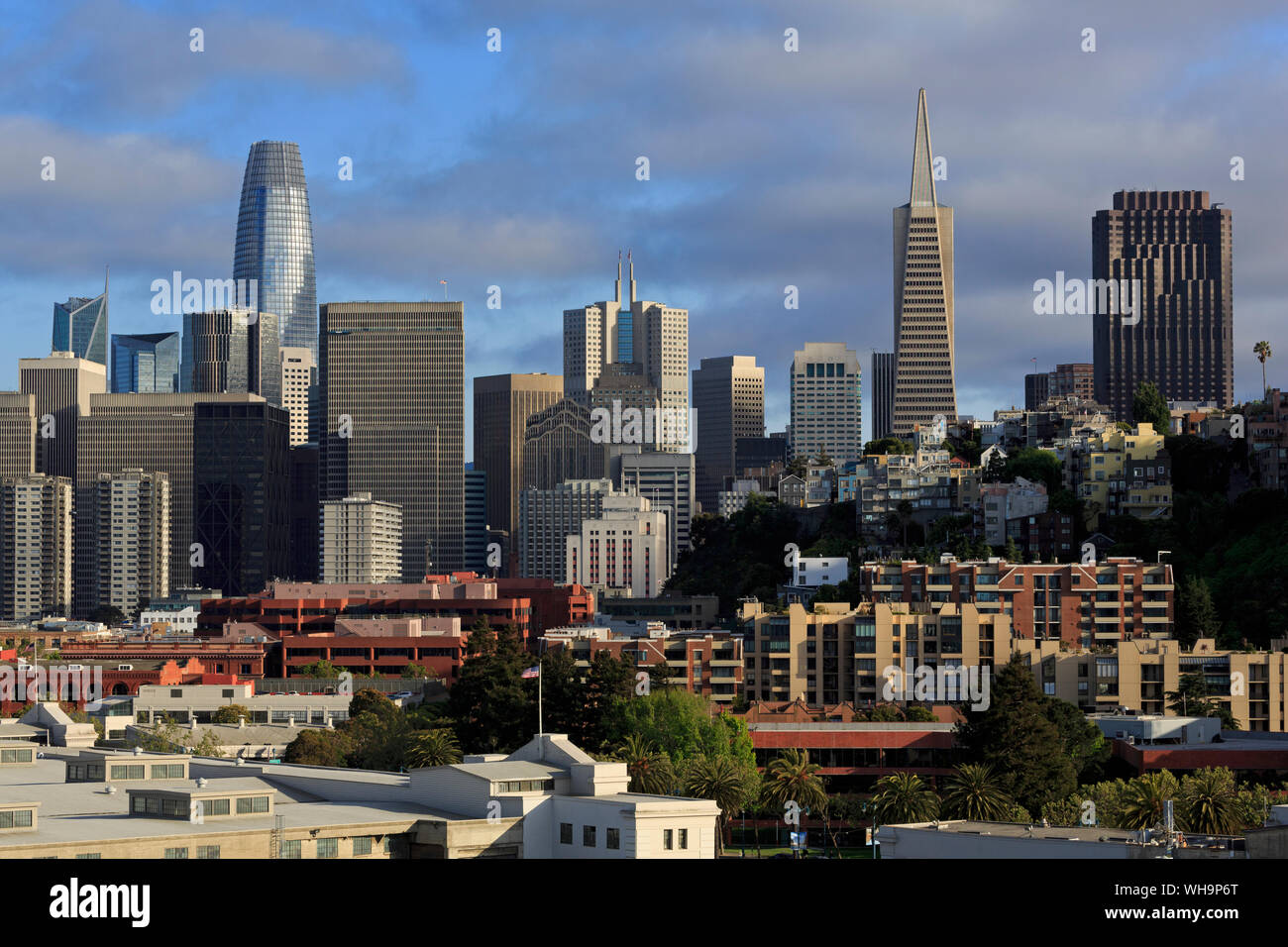 Skyline, San Francisco, California, United States of America, North America Stock Photo