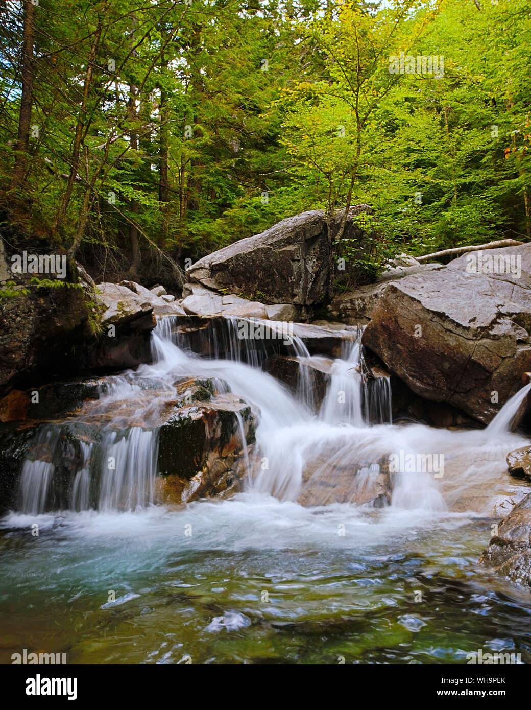 Image of a pretty waterfall in the White mountains Stock Photo - Alamy