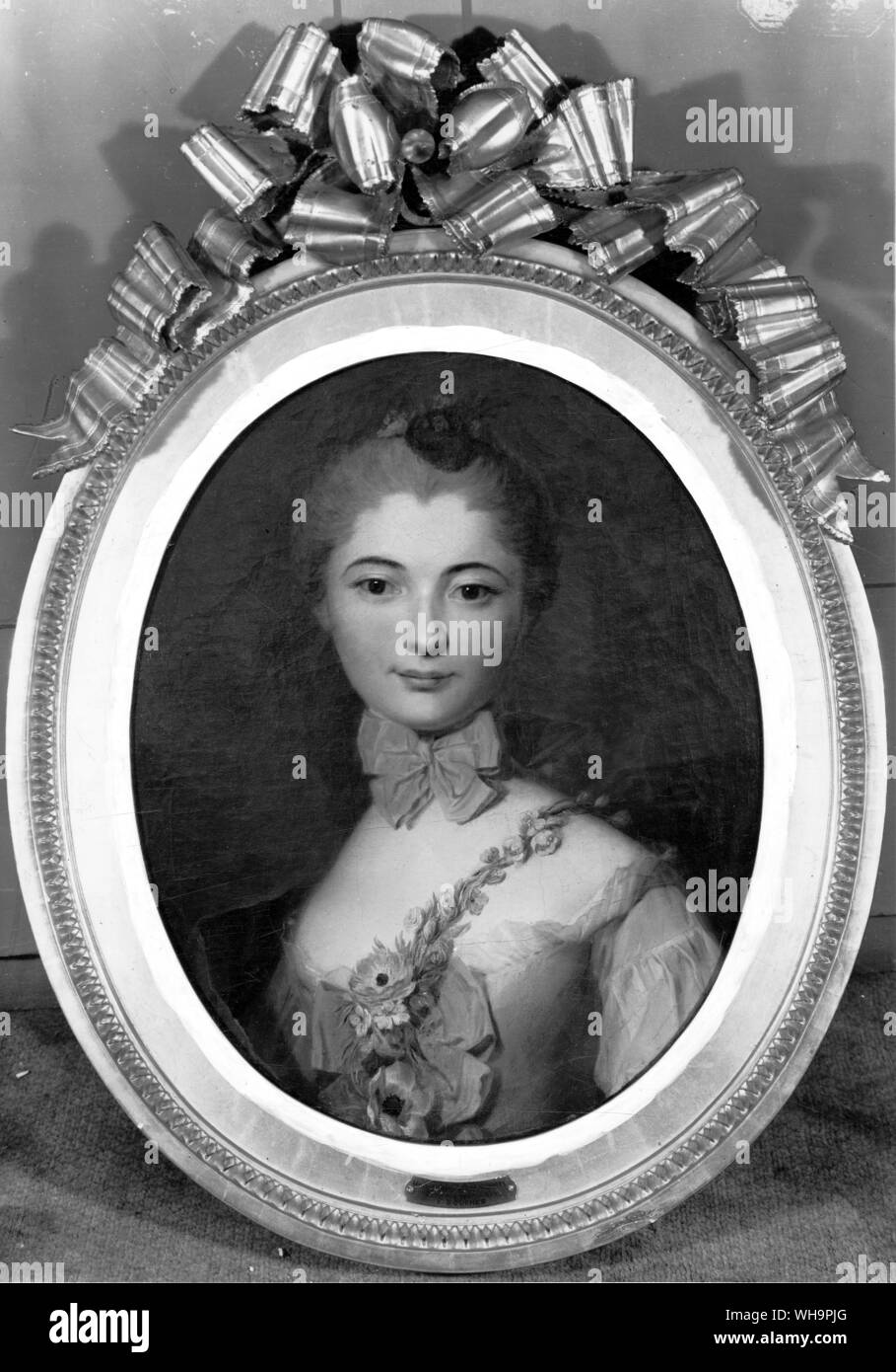 The Duchesse de Choiseul by Francois Boucher Stock Photo