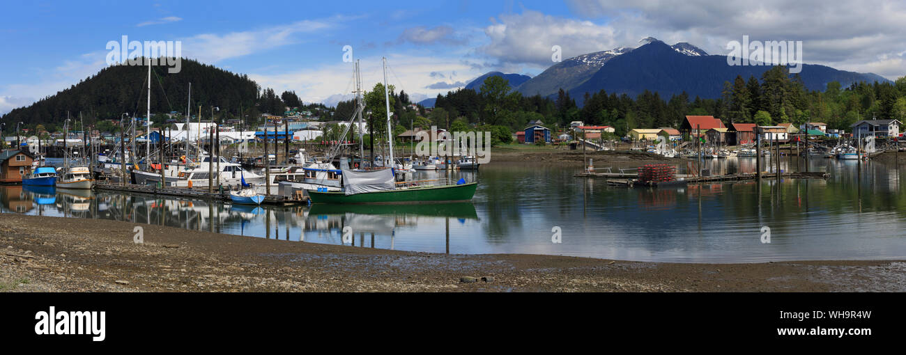 Reliance Harbor, Wrangel, Alaska, United States of America, North America Stock Photo