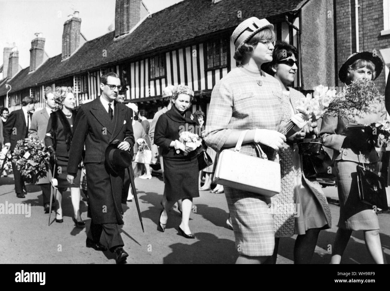 William Shakespeare's birthday celebrations in Stratford-upon-Avon, England. Stock Photo