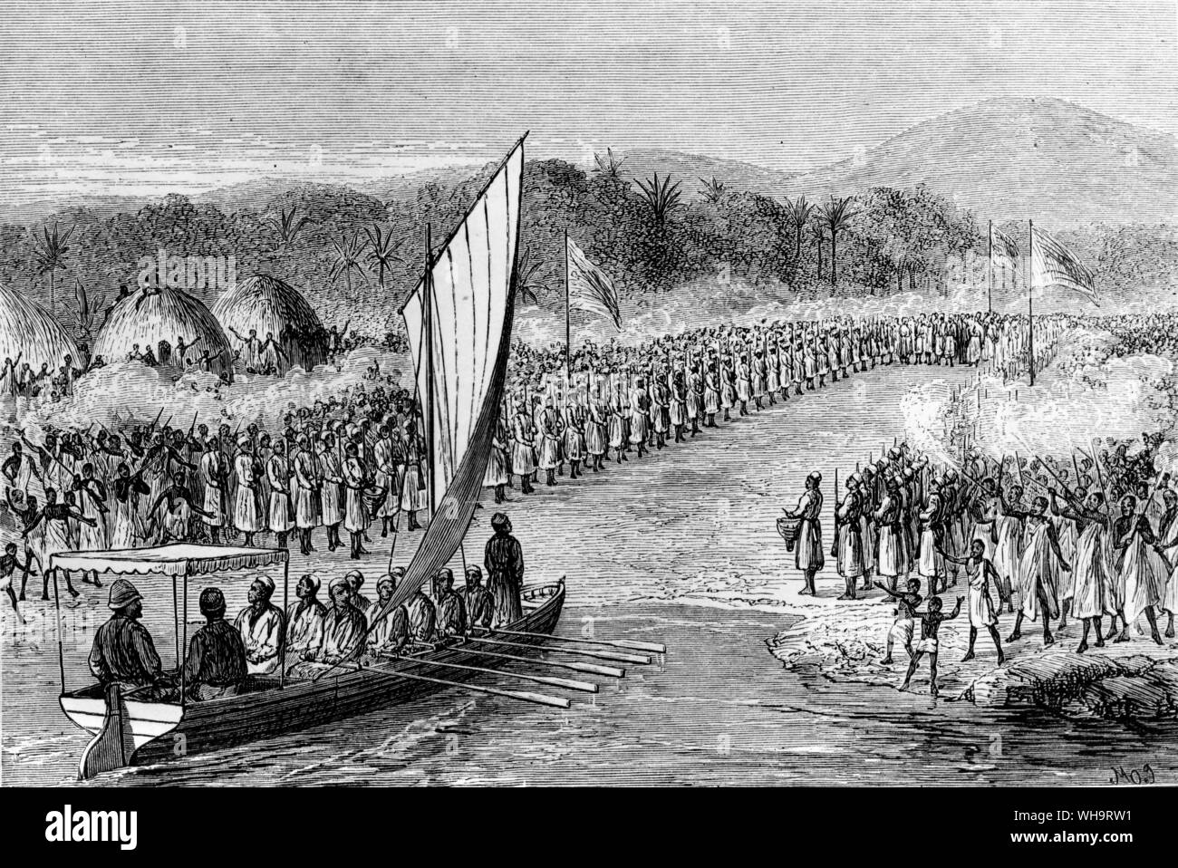 Henry Stanley arrived at the beginning of April 1875 at Mutesa's side