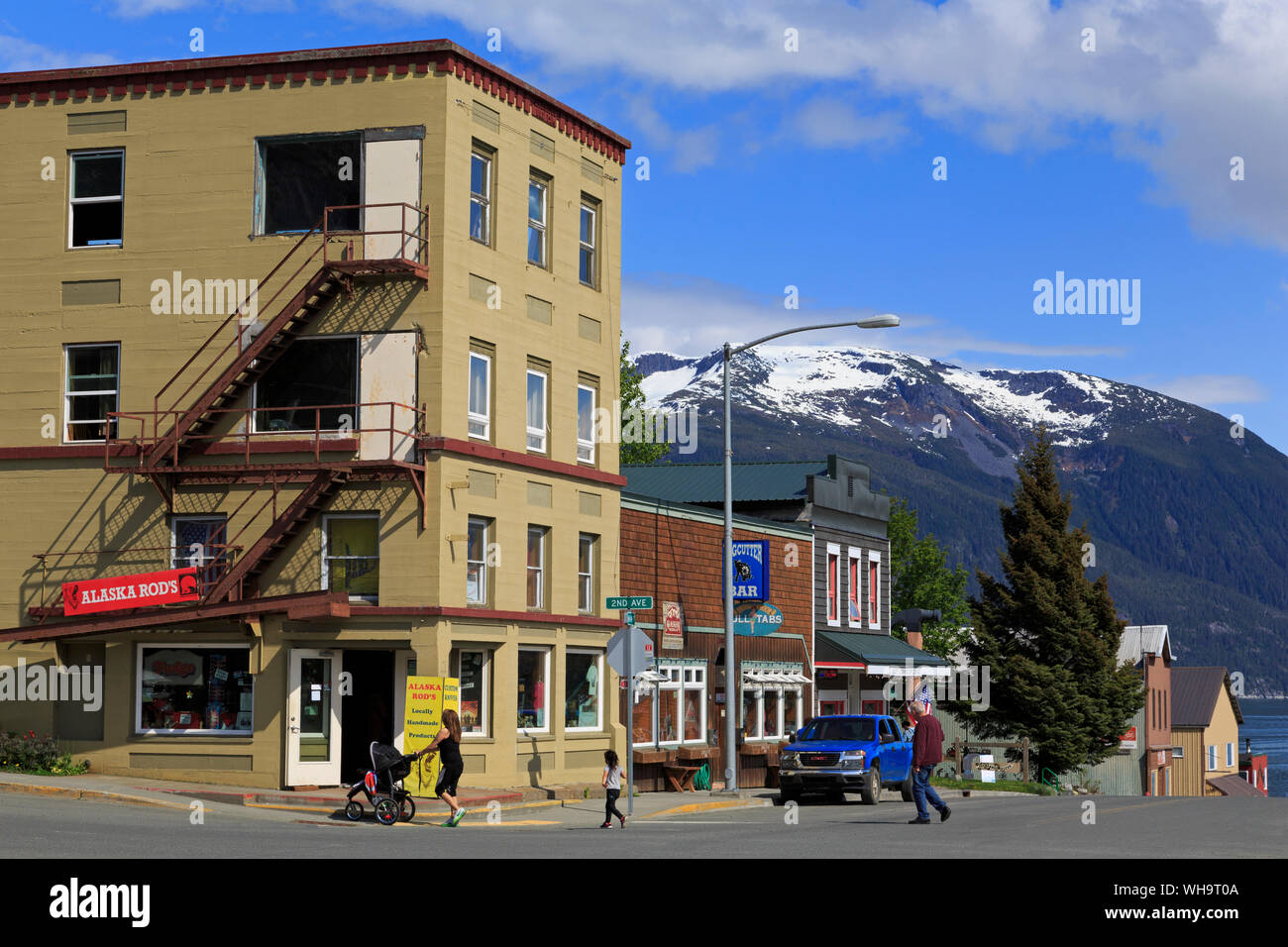Main Street, Haines, Lynn Canal, Alaska, United States of America, North  America Stock Photo - Alamy