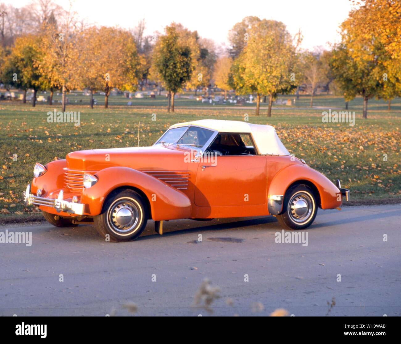 This is the 1966 Cord 8/10 Sportsman Stock Photo