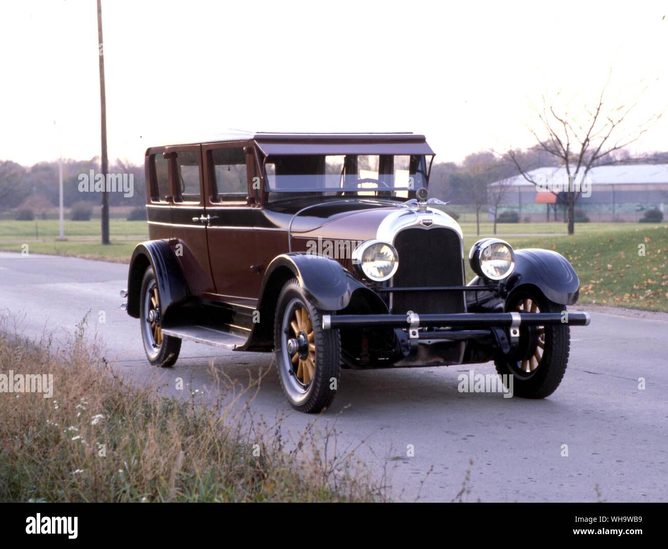 1927 Auburn 6-66/ Wanderer Sedan, bodied by McFarlan, showing how E. L. Cord restyled the Auburn Stock Photo