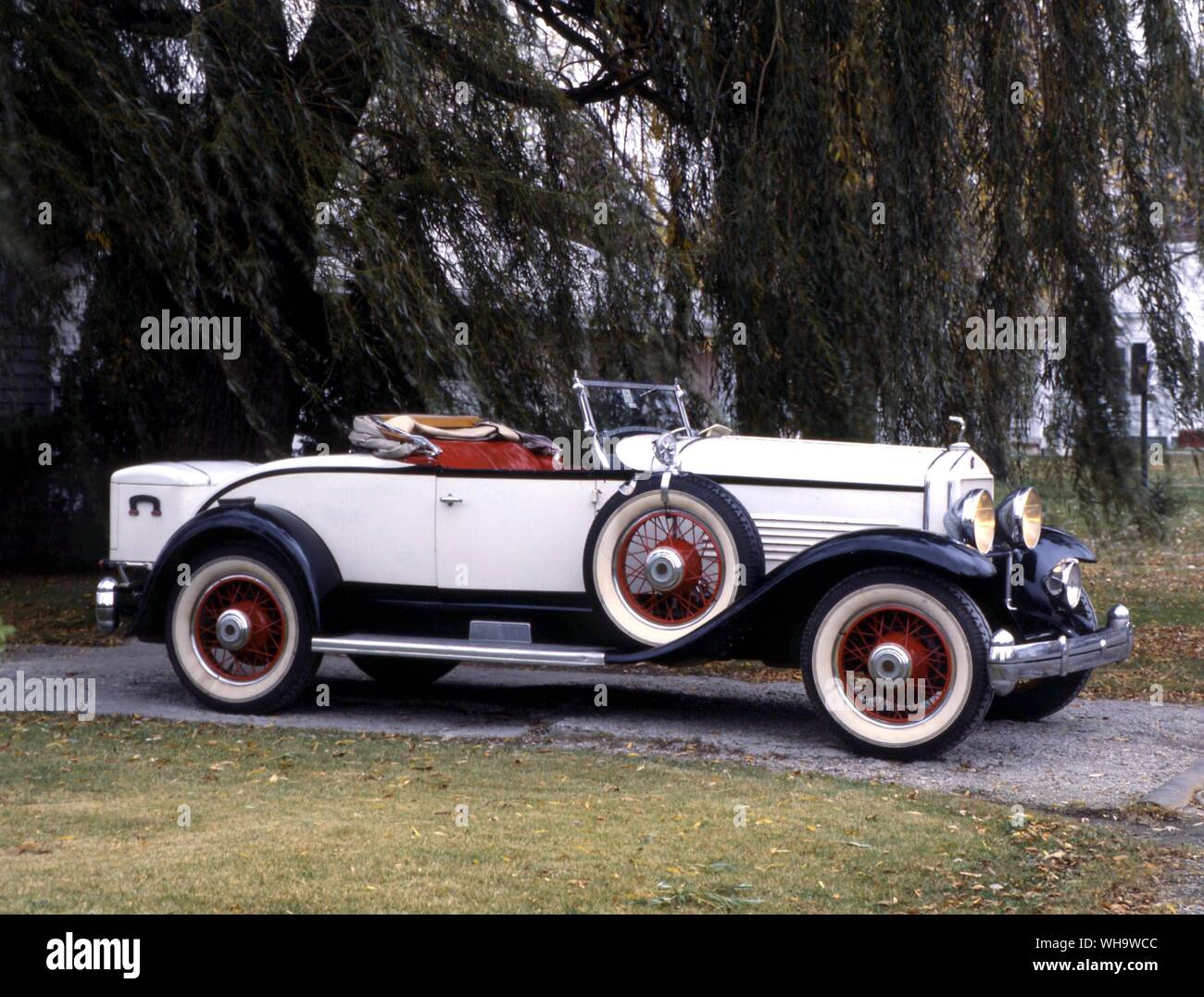An outstanding model from Moon was the 1929 hite Prince of Windsor straight-eight Stock Photo