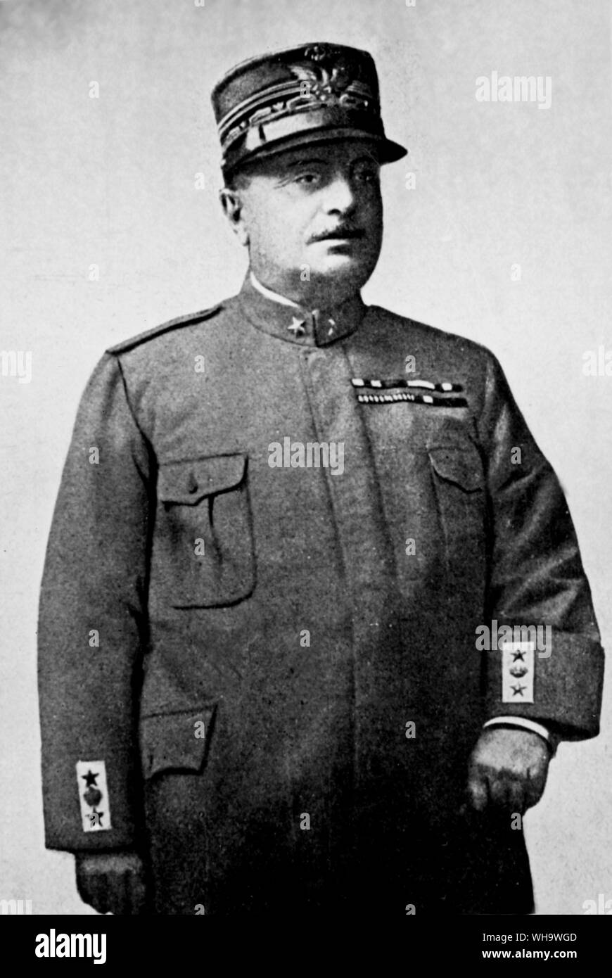 WW1/ Ten. Gen. Capello Luigi. Comandante II Armata. Stock Photo