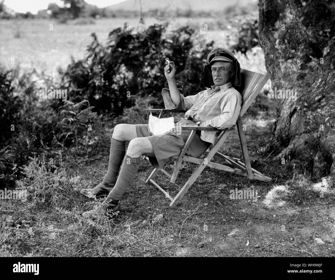 WW1/ Major General Marshall, Commanding 27th Division, August 1916. Stock Photo