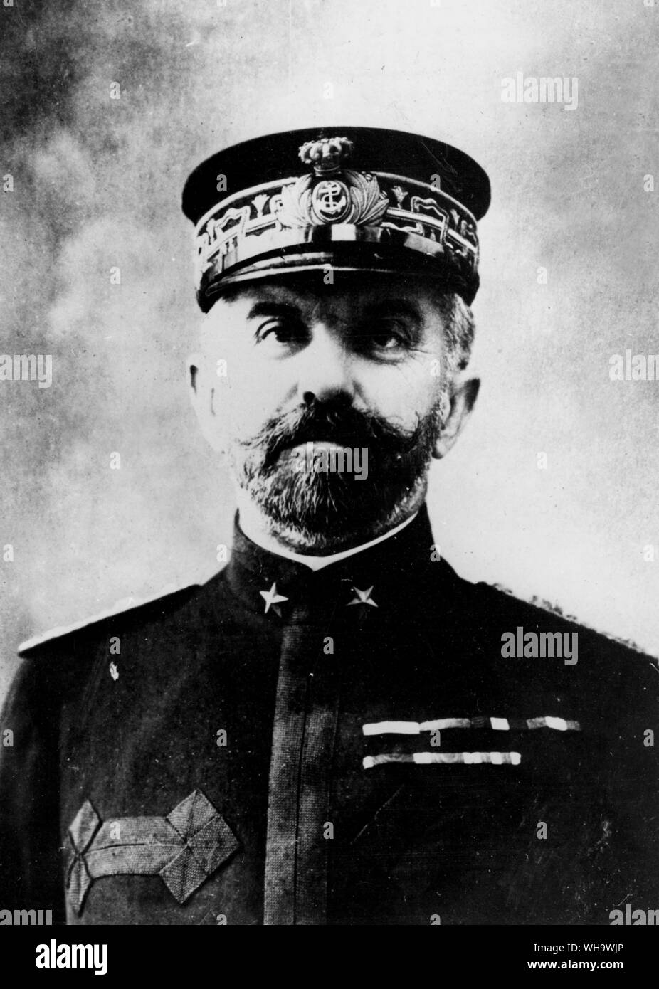 WW1/ Amm. Millo Enries. Comandante 2nd Div Navale, 1917; Comandante in capo dip MM Napoli, 1917-18; Governatore Della Dalmazia, 1918. Stock Photo