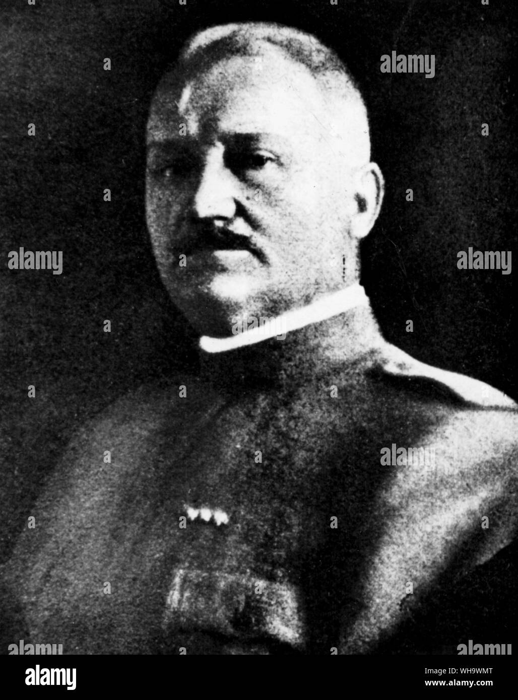 WW1/ Ten. General Caviglia Enrico, Comandante VIII Armata. Stock Photo